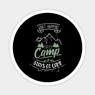 Camping Funny Camper Saying Campground Magnet